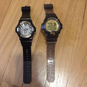 Two G-Shock men's watches